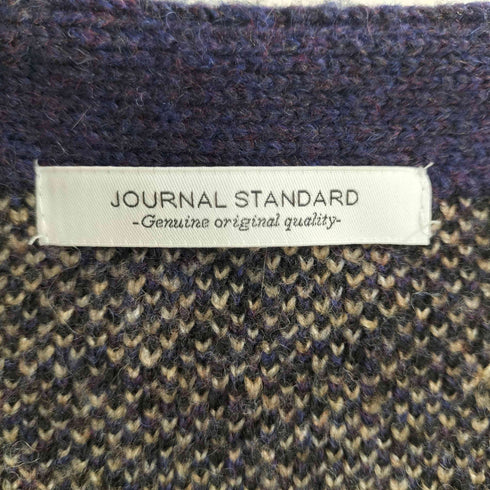 ジャーナルスタンダード JOURNAL STANDARD ジャカード ペイズリー カーディガン メンズ import:L