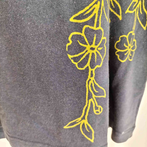 泥棒日記 和柄 花柄プリント 半袖Tシャツ カットソー メンズ 大