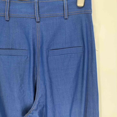 トゥエンティーズ Tnewties カラーステッチ タックワイドパンツ レディース JPN:M