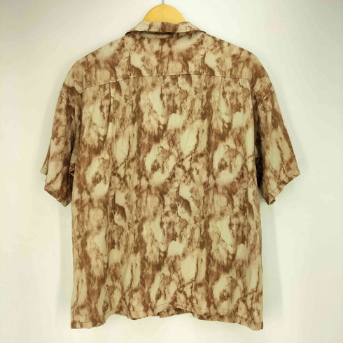 エックスガール X-girl MARBLE PRINT OPEN COLLAR SHIRT レディース JPN:S