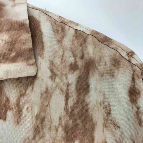 エックスガール X-girl MARBLE PRINT OPEN COLLAR SHIRT レディース JPN:S