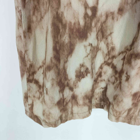 エックスガール X-girl MARBLE PRINT OPEN COLLAR SHIRT レディース JPN:S