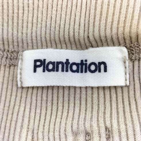 プランテーション Plantation 異素材 切替 フレア スカート レディース JPN:M