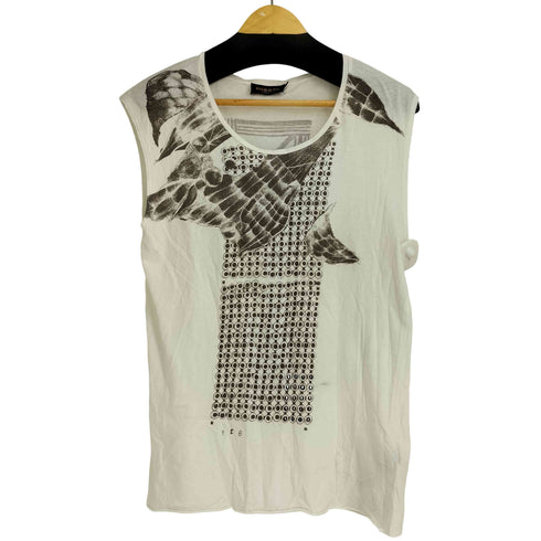 ディーゼルブラックゴールド DIESEL BLACK GOLD 両面プリントタンクトップ メンズ import:XS