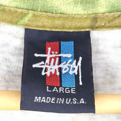 ステューシー Stussy 90S USA製 REALTREE PATTERNED S/S T SHIRT メンズ JPN:L
