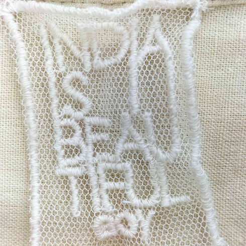 INDIA IS BEAUTIFUL BOY イラスト刺繍 リネン 半袖シャツ メンズ FREE