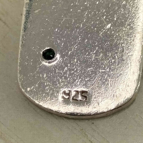 silver 925 プレートネックレス メンズ