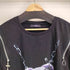 AMILIGE 病みくま プリント ショルダージップ S/S Tシャツ レディース
