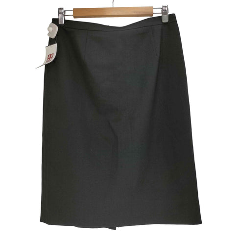 ブルックスブラザーズ BROOKS BROTHERS Tollegno1900 バックスリット ウール スカート レディース EUR:44-46