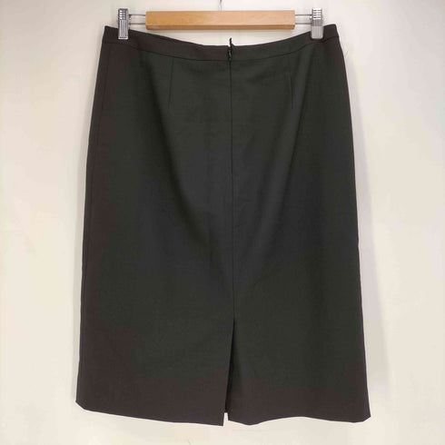 ブルックスブラザーズ BROOKS BROTHERS Tollegno1900 バックスリット ウール スカート レディース EUR:44-46