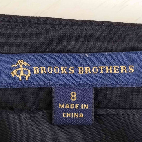 ブルックスブラザーズ BROOKS BROTHERS Tollegno1900 バックスリット ウール スカート レディース EUR:44-46