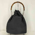 グッチ GUCCI バンブー ナイロン パテント ハンドバッグ nylon patent handbag レディース