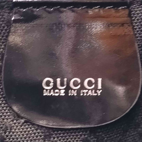 グッチ GUCCI バンブー ナイロン パテント ハンドバッグ nylon patent handbag レディース