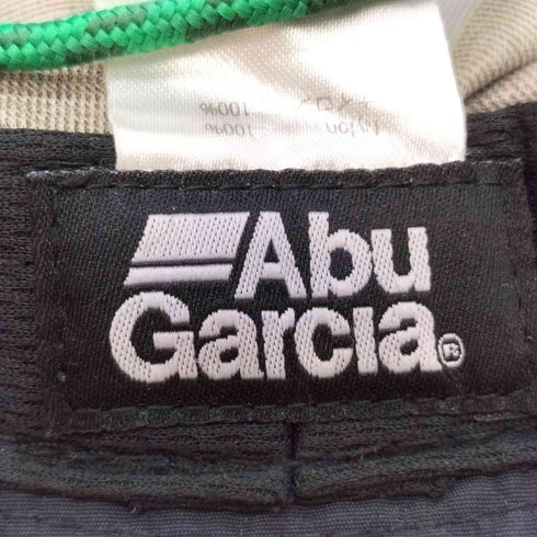 アブガルシア abu garcia ロゴ刺繍 ナイロンレインハット アドベンチャーハット メンズ