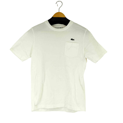 ラコステ LACOSTE Heavy Pique Pocket S/S Crew 鹿の子 Tシャツ メンズ import:XS
