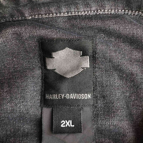 ハーレーダビッドソン HARLEY-DAVIDSON スリムフィット L/S チェックシャツ メンズ import:XXL