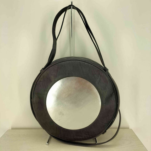 myriam gallego スペイン製 GENUINE LEATHER レザー ミラー ショルダーバック レディース