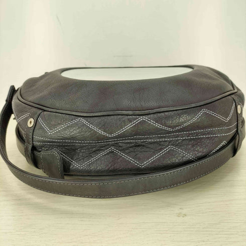 myriam gallego スペイン製 GENUINE LEATHER レザー ミラー ショルダーバック レディース