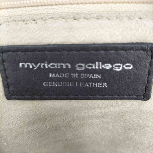 myriam gallego スペイン製 GENUINE LEATHER レザー ミラー ショルダーバック レディース