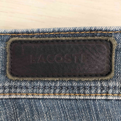 ラコステ LACOSTE ワニ刺繍 ブーツカット フレア デニムパンツ レディース