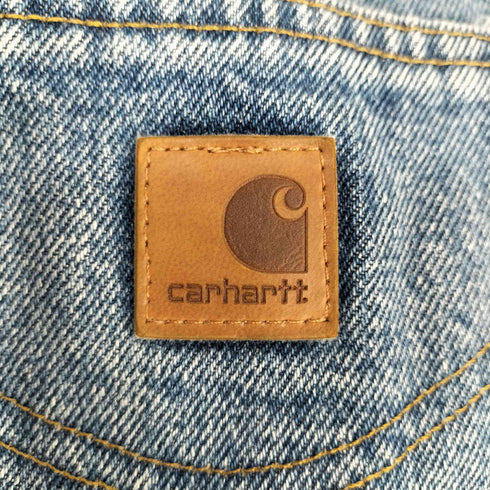 カーハート Carhartt 裏地チェック ブランケット デニムパンツ メンズ 44/30