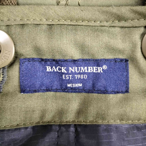 バックナンバー BACK NUMBER 2WAY フィッシュテールフィールドコート メンズ JPN:M