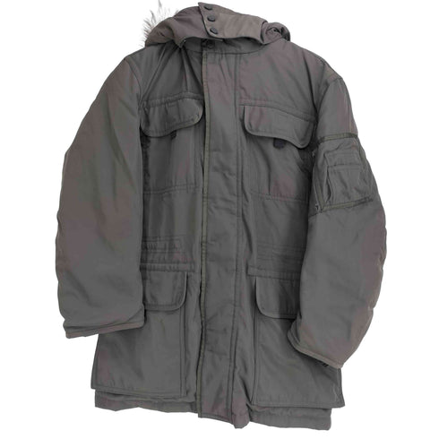 ユニクロ UNIQLO プレミアムダウンフーデッドコート メンズ JPN:M