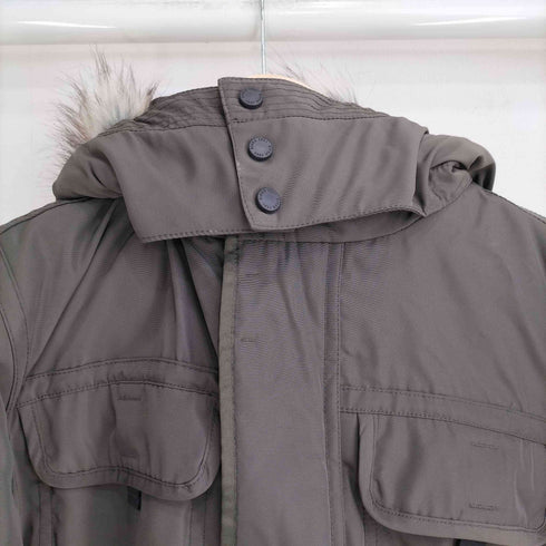 ユニクロ UNIQLO プレミアムダウンフーデッドコート メンズ JPN:M