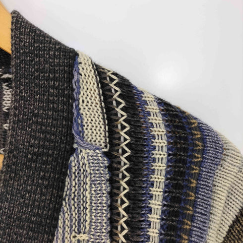 ザラ ZARA ABSTRACT JACQUARD CARDIGAN メンズ import:L