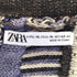 ザラ ZARA ABSTRACT JACQUARD CARDIGAN メンズ import:L