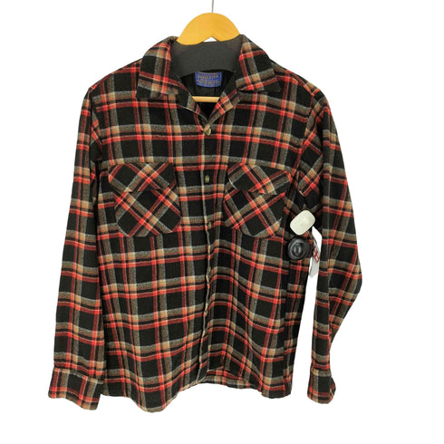 ペンドルトン PENDLETON チェック柄 オープンカラー ボードシャツ ブラックベース メンズ import:M