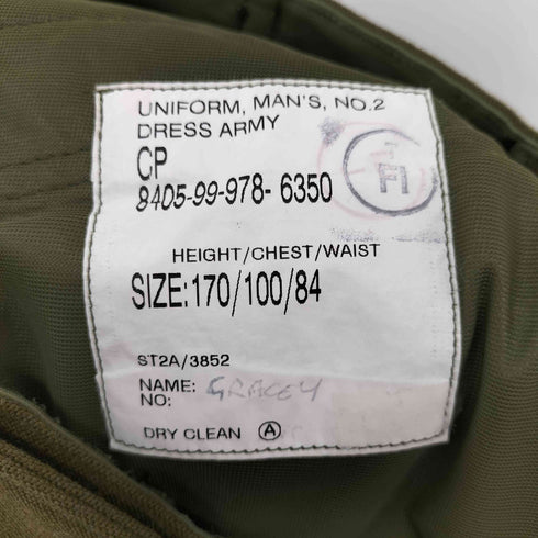ブリティッシュアーミー BRITISH ARMY イギリス軍 No.2 ドレスパンツ メンズ JPN:M