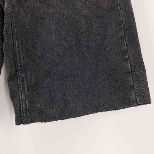 ザラ ZARA ダメージデザインバギーデニムショーツ メンズ 31