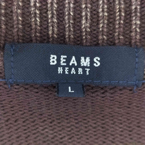 ビームスハート BEAMS HEART 25AW フェード ダメージ クルー ニット メンズ JPN:L