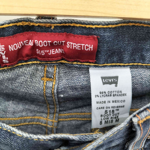 リーバイス Levis 00S 515 NOUVEAU BOOT CUT STRETCH ヌーヴォー ブ―ツカット ストレッチ フレア デニム パンツ レディース 8 MIS M