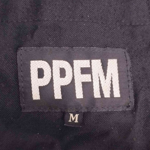ピーピーエフエム PPFM チェック柄 ストレート スラックス パンツ メンズ