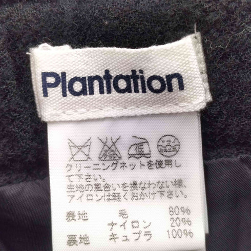 プランテーション Plantation ウール混 タックスカート レディース JPN:M