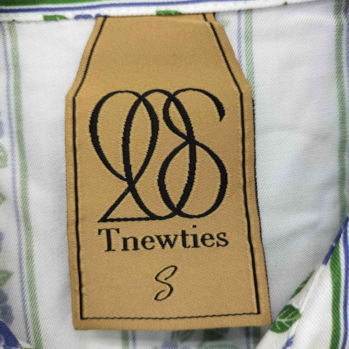 トゥエンティーズ Tnewties 本棚に隠された通路 ストライプ 花柄 セットアップ レディース S/S