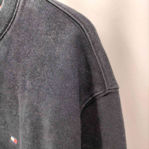 トミーヒルフィガー TOMMY HILFIGER 刺繍ロゴ クルーネックスウェット メンズ M