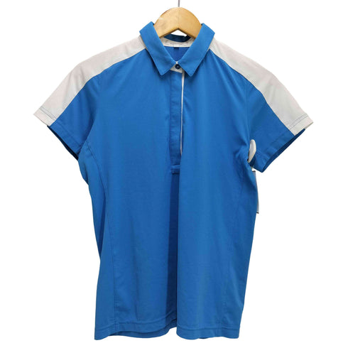 カルバンクラインゴルフ calvin klein golf 比翼 ジャージー ポロシャツ レディース JPN:L