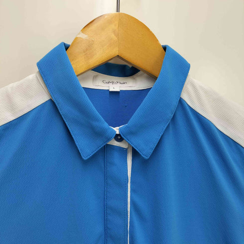 カルバンクラインゴルフ calvin klein golf 比翼 ジャージー ポロシャツ レディース JPN:L