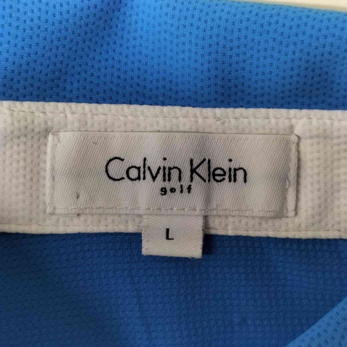 カルバンクラインゴルフ calvin klein golf 比翼 ジャージー ポロシャツ レディース JPN:L