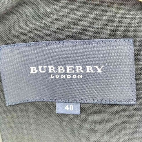 バーバリーロンドン BURBERRY LONDON リネン100 3B テーパードジャケット レディース JPN:40