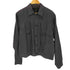 S H Trucker Shirt(Linen Garment Dye) Ink Black メンズ M