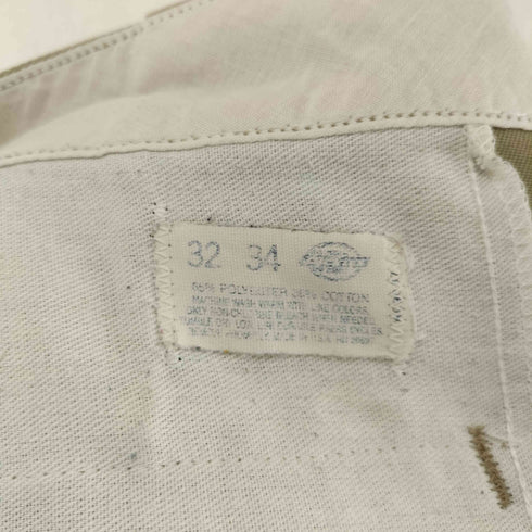 ディッキーズ Dickies YKKジップ USA製 ウエスト折込 ワークパンツ メンズ 32