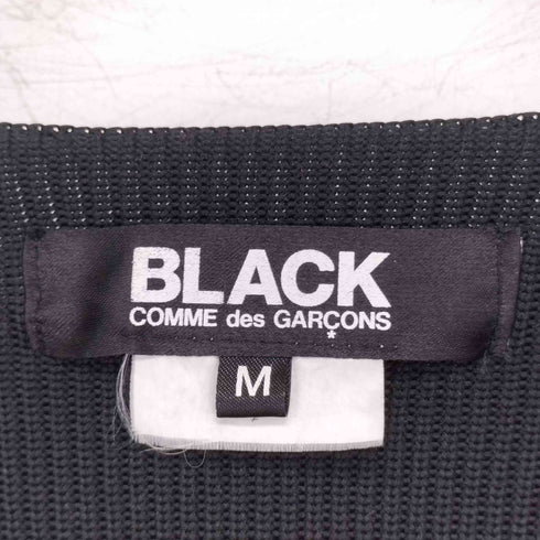 ブラックコムデギャルソン BLACK COMME des GARCONS AD2018 フロントオープンデザインニット レディース JPN:M