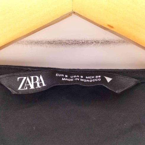 ザラ ZARA GABARDINE MIDI DRESS WITH CUT-OUT DETAILミディドレス レディース import:S