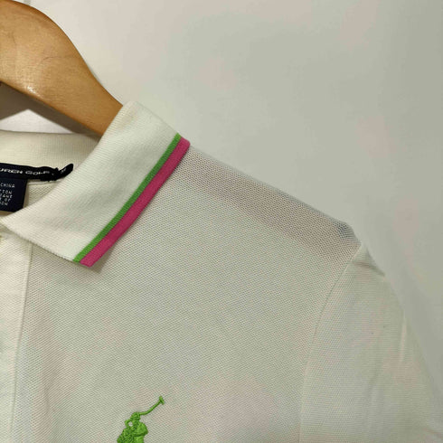 ラルフローレンゴルフ RALPH LAUREN GOLF ミドルポニー 刺繍 ポロシャツ レディース import:M