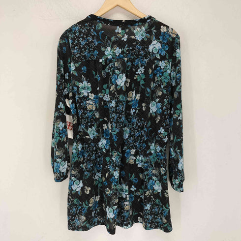 lake alster フラワープリントチュニック レディース L-XL