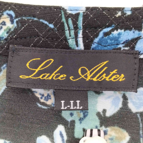 lake alster フラワープリントチュニック レディース L-XL